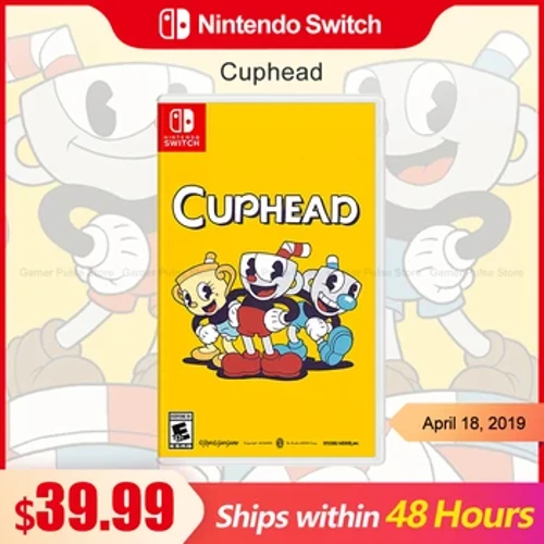 Cuphead Offerte di giochi per Nintendo Switch 100% ufficiale originale del gioco di carte fisico Arcade Action Platform Genere per Switch OLED Lite