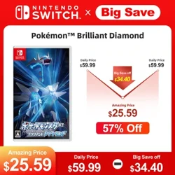 Pokémon Brilliant Diamond Nintendo Switch Physical Game Card Offeren 100% Offiziell Original RPG Genre fir Switch OLED Lite