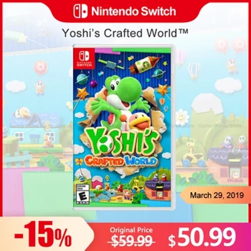 Yoshi Crafted World – jeux Nintendo Switch, 100% Original, carte physique, jeu de plateforme d'action, Genre pour Switch OLED Lite