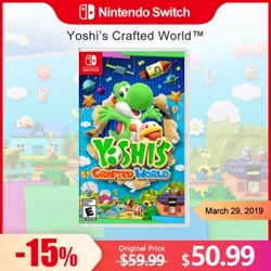 Yoshi Crafted World Nintendo Switch Games Deals 100% Original Physical Game Card Action Platformer Genre for Switch OLED Lite