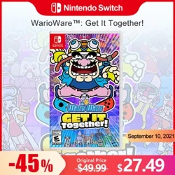 WarioWare Get It Together Nintendo Switch Spill Deals 100% Offiziell kierperlech Spillkaart Action Party Genre fir Switch OLED Lite