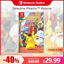 Detective Pikachu Returns Nintendo Switch Game Deals 100% Original Physical Game Card Single Player Adventure Genre for Switch