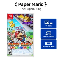 Paper Mario The Origami King -Nintendo Switch Game Deals - Solid Game Cassette Support For Multiple Languages