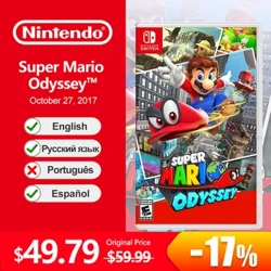 Super Mario Odyssey Nintendo Switch Game Deals 100% Official Original Physical Game Card Platformer Genre for Switch OLED Lite