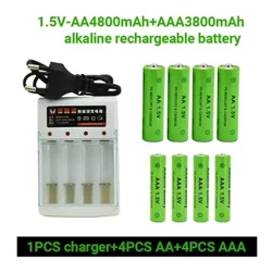 100% Nguyên Bản 1.5V AA4800mAh + AAA3800mAh Pin Alkaline Sạc NI-MH 1.5V Cho Đồng Hồ Chuột Máy Tính Đồ Chơi Như vậy