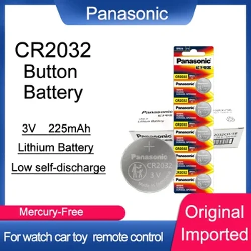 5-20 τμχ 100% γνήσια μπαταρία cr2032 3v Button Cell Εξειδικευμένη μπαταρία τηλεχειριστηρίου αυτοκινήτου cr 2032 μπαταρία λιθίου 3v για ρολόι