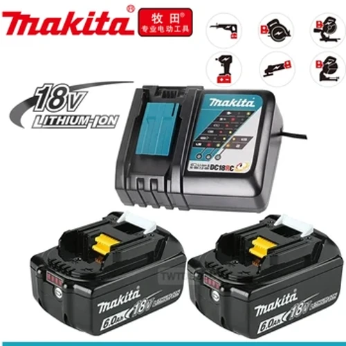 100% Makita oryginalny akumulator litowo-jonowy 18V 6000mAh 18v wiertarka wymienne baterie BL1860 BL1830 BL1850 BL1860B