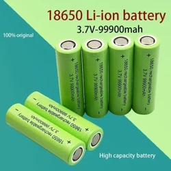 Ban Đầu 18650 Pin 99900Mah 3.7 V 18650 Pin Sạc Lithium Cho Đèn Pin Pin Đồ Chơi/Sạc Điện