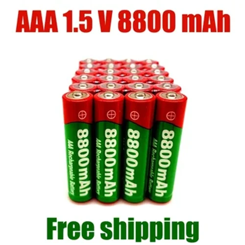 2023 Mới 1.5V Pin Sạc AAA 8800Mah AAA 1.5V Alkaline Mới Sạc Batery Cho Đèn LED Đồ Chơi Mp3wait + Miễn Phí Vận Chuyển