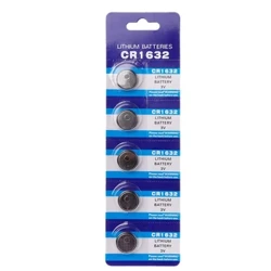 5PCS na Baterya ng Pindutan CR1632 Lithium Coin Cell Baterya 3V LM1632 BR1632 ECR1632 CR 1632 Electronic Watch Toy Remote