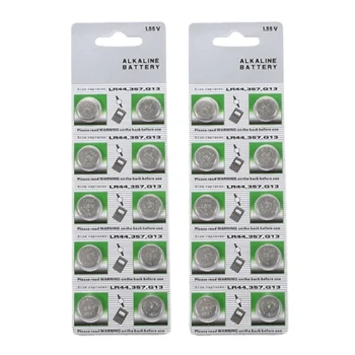 20 Chiếc LR44 Tế Bào Nút Pin Đồng Xu Cell Pin Cho Đồng Hồ Máy Chơi Game Máy Ảnh Đồng Hồ Nguồn Điện 1.5V