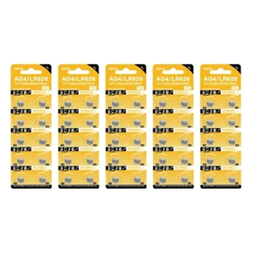 10/50 Pack AG4 LR626 Button Baterya 1.55V Button Cells Long Lasting Power Suiatble para sa Mga Relo Mga Camera at Laruang Matibay