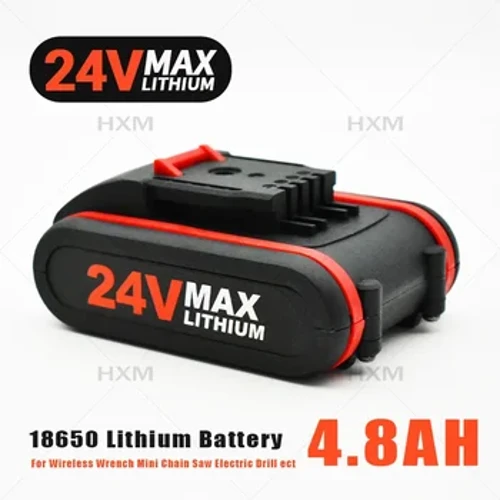 Newydd 24V 48V 88V 18650 Batri Lithiwm 4800mah Offer Trydan Batri Ar gyfer Wrench Di-wifr Cadwyn Mini Saw Trydan Dril ect