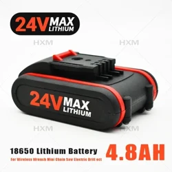 Newydd 24V 48V 88V 18650 Batri Lithiwm 4800mah Offer Trydan Batri Ar gyfer Wrench Di-wifr Cadwyn Mini Saw Trydan Dril ect