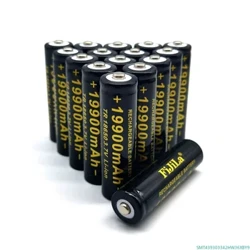 2024 Pin 18650 3.7V 19900MAh Pin Sạc Lion Thích Hợp Cho Đèn Flash LED Pin + Sạc USB