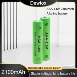1-2 tk. Uus brändi AAA aku 2100 mAh 1,5 V AAA leelispatarei kaugjuhtimispuldi mänguasjavalgusti jaoks