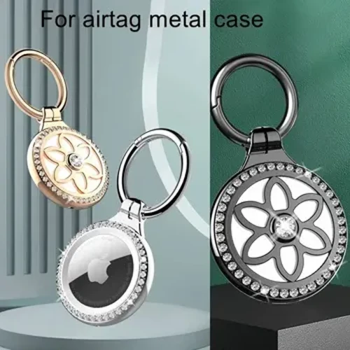 Metall-Schutzhülle für Airtag, Haustier-Ortungsgerät, eingelegtes Gehäuse aus Legierung, geeignet für MP3/MP4-Taschen