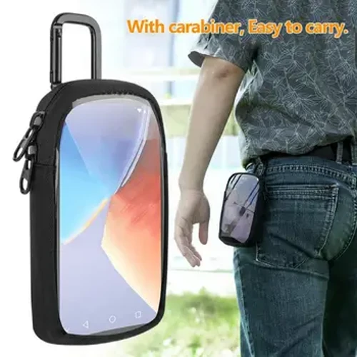 Portable Media Player Case Waterproof MP3 MP4 Player Magdala ng Tote Bag Bagong Touch Screen MP4 Player Clear Window Hard Case MP4 Bag
