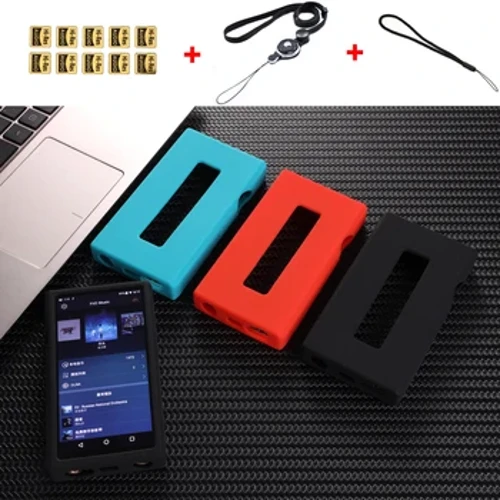 Clawr Achos Croen Cregyn Amddiffynnol Silicôn Meddal Ar gyfer Affeithwyr Chwaraewr Cerddoriaeth FiiO M11 / M11 Pro MP3