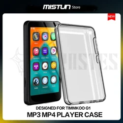 Untuk TIMMKOO Innioasis G1 Mp3 Player Case, Clear Case untuk Mp3 Player Anti Gores Shock Absorption 4.0 inch Case Crystal Clear