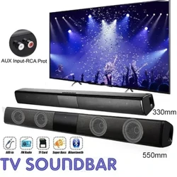Hjemmekino lydsystem Bluetooth-høyttaler PC-høyttalere for TV Soundbar Box Subwoofer Radio Music Center Boom Box Column