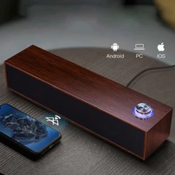 Barra fuaime Cainteoir Inaistrithe Inaistrithe Bluetooth-comhoiriúnach Barra fuaime Colún Wired Ceol Amharclann Baile Córas Fuaime RCA AUX Do Ríomhairí PC
