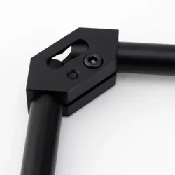 90° Right Angle Square 15mm Rod Clamp RailBlock fr Ifilimu Engenasibuko Ikhamera Yokusekela Umzila Wesitimela Igiya BMCC DSLR RIG Armor Cage