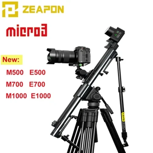 Zeapon Micro 3 E500 E700 E1000 M500 700 1000 Gemotoriseerde Slider DSLR Camera Video Dubbele Afstand Draagbaar Railsysteem PS-E1 PD-E1