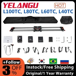 YELANGU L60/80TC Propesyonal na Slider ng Camera Motozied Video Carbon Fiber Track Rail na may Motor Time Lapse Wireless Control Remote