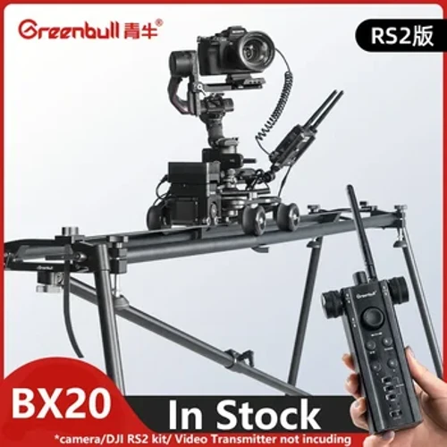 Greenbull BX20-RS2 Slider Slider Track Rail Rail System System з матарызаваным прамежкам часу і відэа здымаецца для DJI Ronin RS2