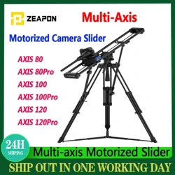 Zeapon AXIS 80/80pro 100/100pro 120/120pro Sleamhnán Mótaraithe Ceamara DSLR Fís Rian Leictreach Córas Iarnróid Inaistrithe Snáithín Carbóin
