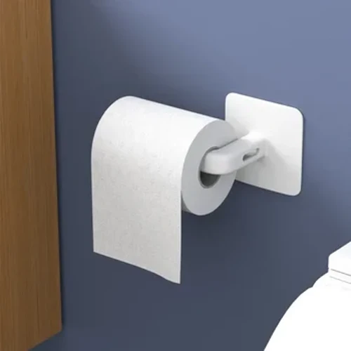 1 PC Toiletpapirholder Stativ fri under skab Papirrullestativ Vævsbøjle Opbevaringsstativ til badeværelse Toilet Køkken Organiser