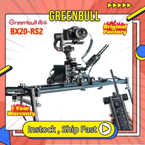 Greenbull BX20-RS2 Motorlu Hızlandırılmış ve Video Çekimli Kamera Kaydırıcı Raylı Dolly Kaydırıcı Ray Sistemi
