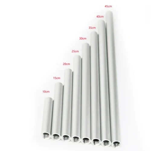 15 20 25 30 35 45cm Alwminiwm OD 15mm Rod Tiwb fr Pro Tripod Camera Cefnogi System Rheilffyrdd Blwch Matte Rig Dilynwch Ffocws Pen Hylif