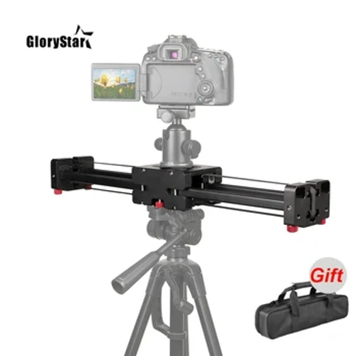 Chuyên Nghiệp 40Cm Quay Video Theo Dõi Thanh Trượt Dolly Ổn Định Hệ Thống Đường Sắt Cho Canon Nikon Sony Pentax DSLR Camera DV Máy Quay Phim