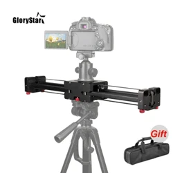 Chuyên Nghiệp 40Cm Quay Video Theo Dõi Thanh Trượt Dolly Ổn Định Hệ Thống Đường Sắt Cho Canon Nikon Sony Pentax DSLR Camera DV Máy Quay Phim