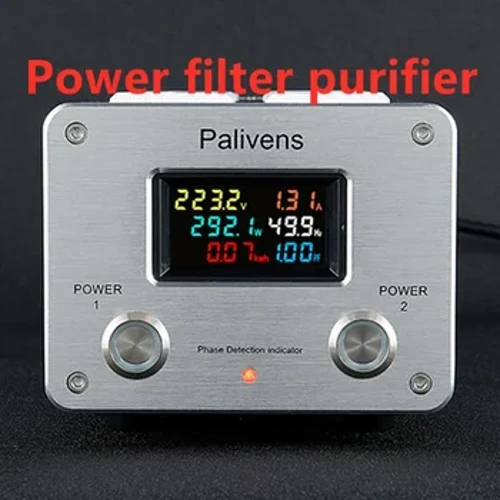 3000W 15A Audio AC Power Filter Power Socket LED Digital Display Audio Noise Filter Proteksyon ng Kidlat Palivens P20