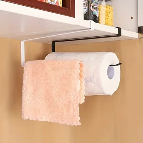 Paperezko eskuoihal-euskarria zintzilikatzeko armairua biltegiratze azpian Paper eskuoihal-erroilu-euskarria.