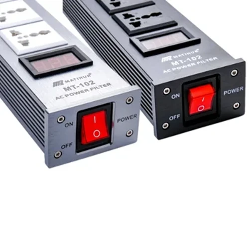 hifi Matihur MT-102 Avdio hrup AC Power Filter Power Conditioner Power Purifier Prenapetostna zaščita z EU vtičnicami Power Strip
