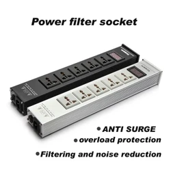 Audiowalle AC100 Bộ lọc năng lượng Bảo vệ Lightning và Bộ lọc nguồn bảo vệ Surge
