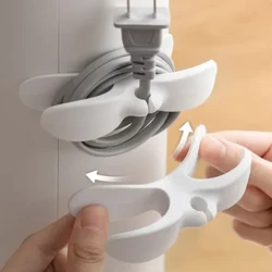 Silicon Cord Winder Cable Management Clip Organizer Tools for Air Fryer Coffee Machine Wire Fixer Kitchen Appliance Cable Holder