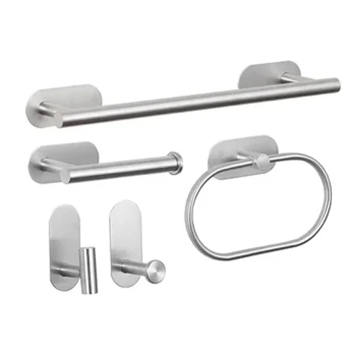 Sealbhóir Páipéar Leithris Sealbhóir Tuáille Feistithe le haghaidh Comh-Aireachta Cruach Dhosmálta Páipéar Rolla Hanger Stórála Accessories Seomra Folctha