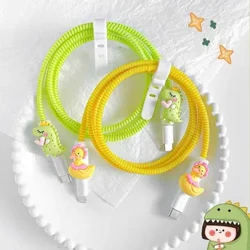 USB kablo koruyucusu veri hattı kablosu koruyucu koruyucu kılıf kablo sarıcı kapak iPhone Android için şarj kablosu