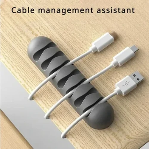 Cáp Thông Minh Giá Đỡ Silicon Linh Hoạt Quản Lý Cáp Kẹp Cuốn Gọn Dây Tổ Chức Giá Đỡ Dây Cho Tai Nghe USB Cáp Mạng