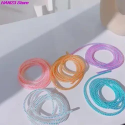 1,4M Farverig Spiral Oplader Kabel Ledningsbeskytter Universal Wrap Data Line Decoration Winder til iPhone/Samsung/Huawei/Xiaomi
