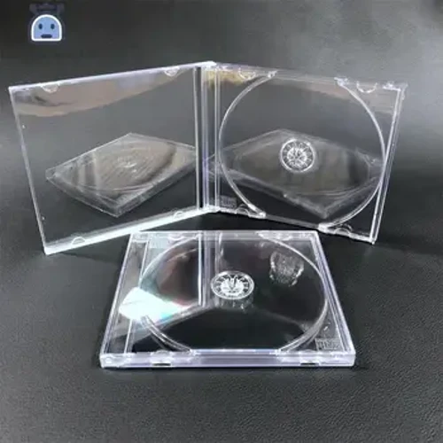 1Pc Transparant Plastic Enkel Stuk Disc Case CD Case Verdikte CD DVD Disc Box Organizer Box Album Box Cases