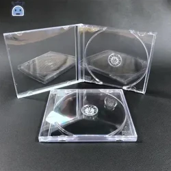 1 Máy Tính Nhựa Trong Suốt Đĩa Đơn Đĩa CD Ốp Lưng Dày CD DVD Hộp Đĩa Sắp Xếp Lưu Trữ Hộp Album Hộp Trường Hợp