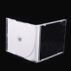 Taşınabilir Plastik DVD Kutusu Taşınabilir CD Şeffaf Saklama Kutusu CD Paketi Durumda Ev Sineması Mağazası için Dayanıklı DVD Kutusu