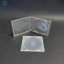 1 PC 8CM ReadStar Transparent PP Ultratynd Standard DVD-etui 3 tommer CD-pakke Bærbar CD-opbevaringsboks