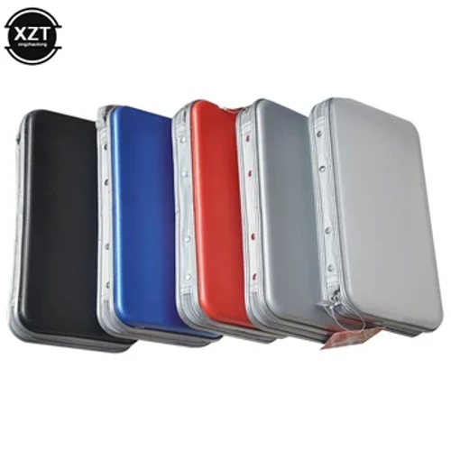 Dal dŵr 80pcs Gallu ddisg CD Bag DVD VCD waled Trefnydd Storio Achos CD llawes Caled EVA Bag Deiliad Blwch Albwm Gyda Zipper